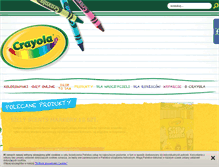 Tablet Screenshot of crayola.pl