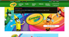 Desktop Screenshot of crayola.co.uk